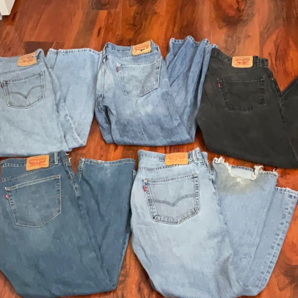 Levi's Men's 505 Denim Jeans Assorted Colors Size 36x30